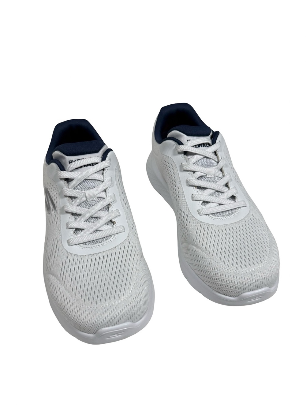 Skechers Go Walk Flex Extra Wide Fit Sneakers Mens Sz 9 White Walking Comfort